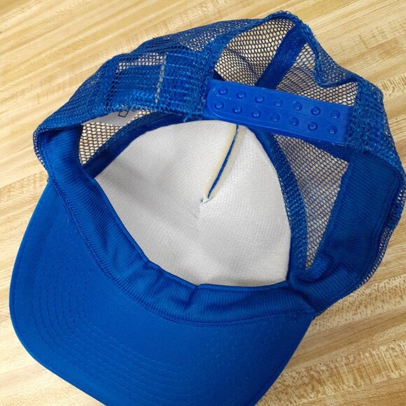 Leonard's Hardware Benjamin Moore Paints Cobra Caps Trucker Hat Blue Snapback - Picture 5 of 8
